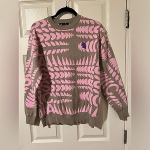 Anti Social Social Club Intarsia Sweater NWT